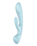 Satisfyer Rabbit Vibrator | Triple Oh G Spot Vibrator | Waterproof Light Blue Clit Vibrator | Best Vibrator for Women
