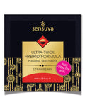 Sensuva Ultra Thick Hybrid Personal Moisturizer Single Use Packet - 6 ml Strawberry