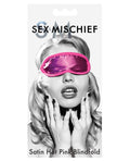 Sex & Mischief Satin Blindfold - Hot Pink
