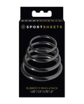 Sportsheets Rubber O Ring - 4 Pack