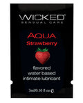 Wicked Sensual Care Water Based Lubricant - .1 oz Strawberry