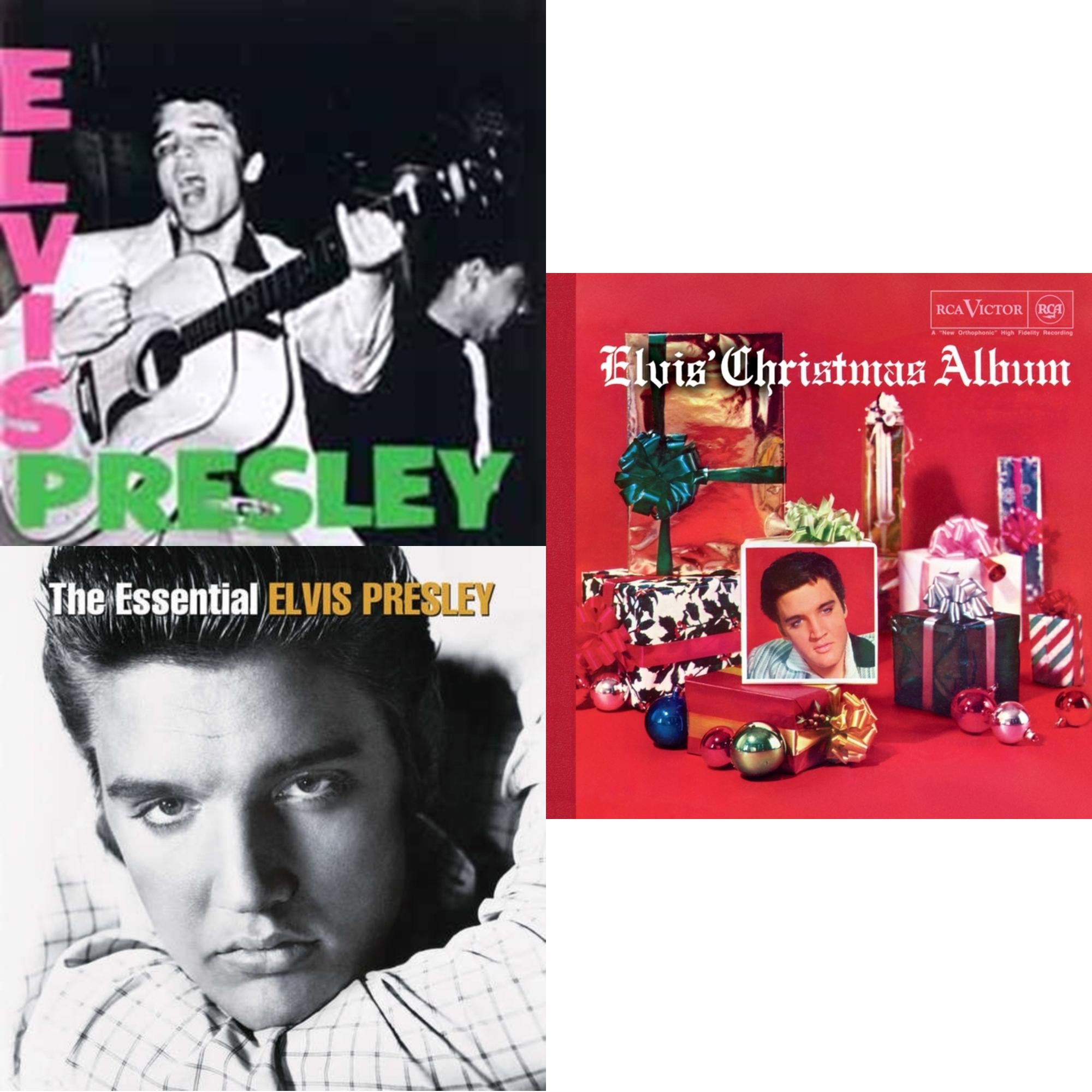 Elvis' Christmas Album & Elvis Presley & Essential Elvis Presley