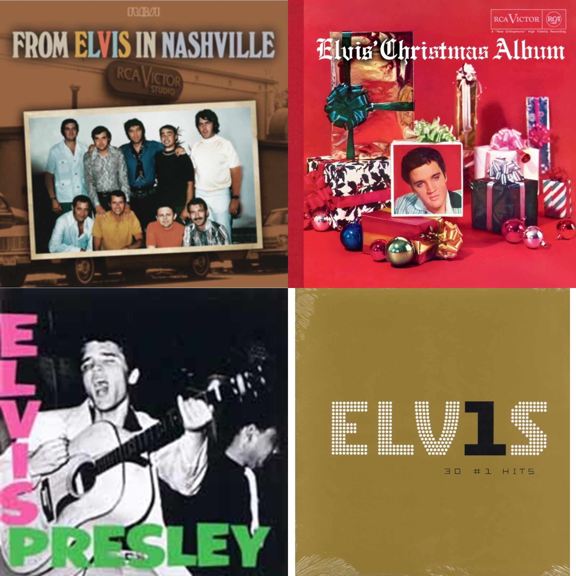From Elvis In Nashville (2LP) & Elvis' Christmas Album & Elvis Presley & Elvis 30 #1 Hits (2LP/180G)