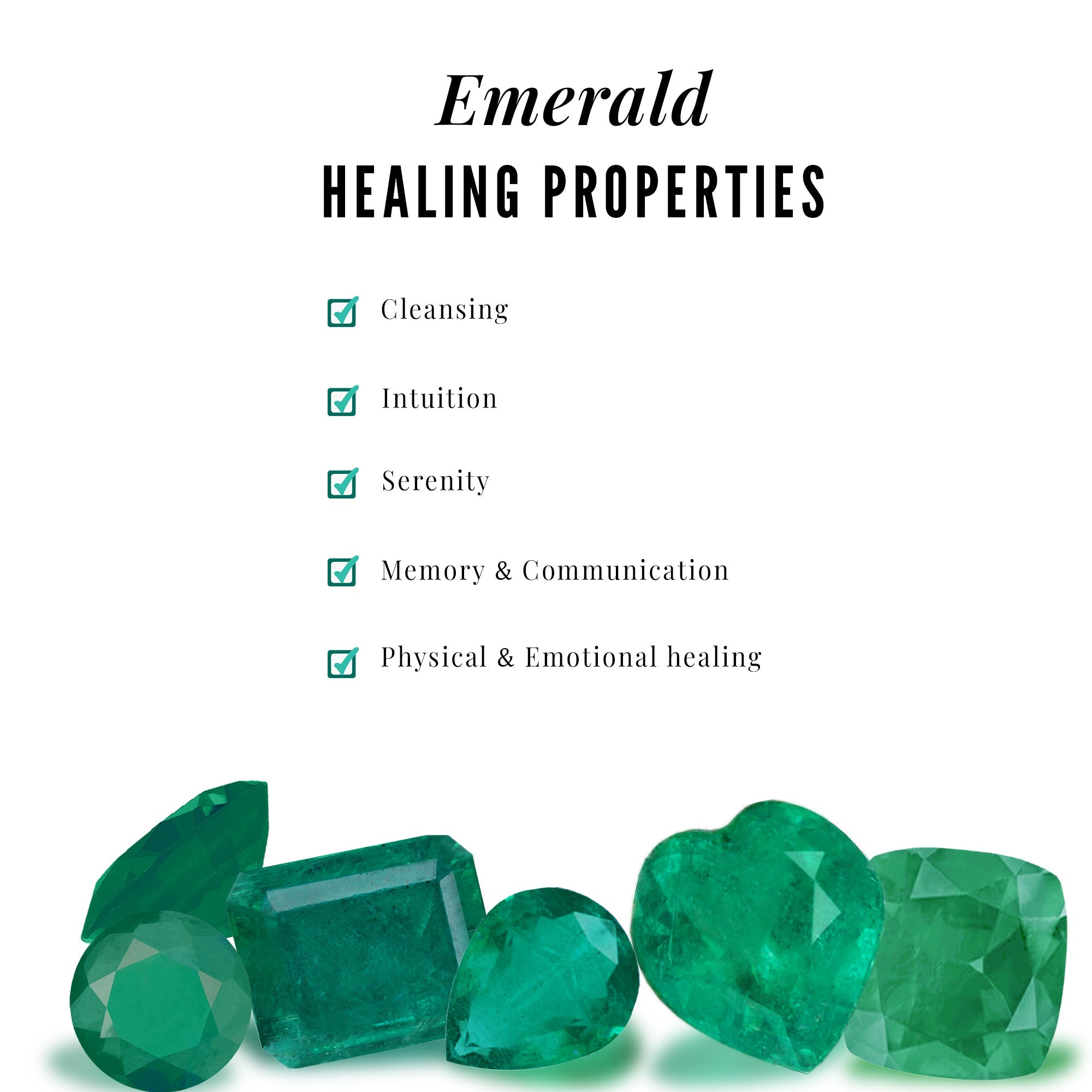 Real Emerald Heart Solitaire Ring in Bezel Setting