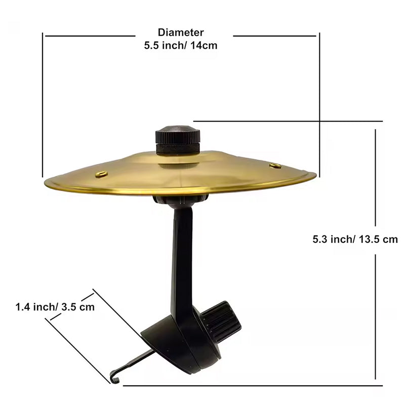 1/2pcs Car Collision Cymbals & Ventilated Drums, Decorative Instruments