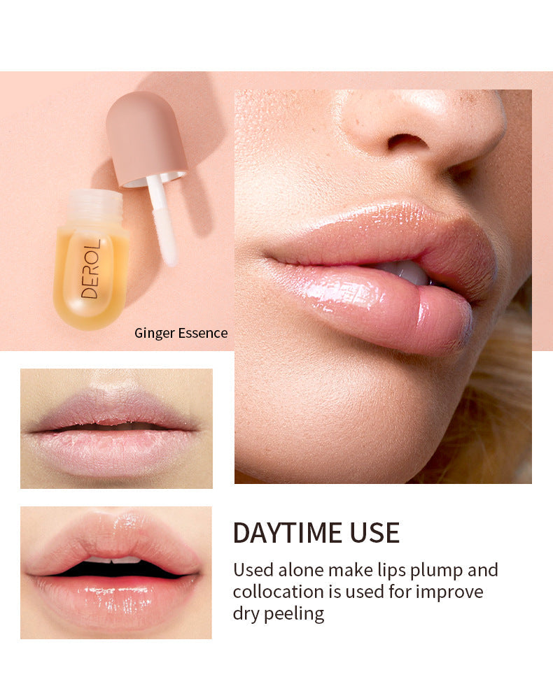 DEROL Ginger Mint Lip Plumper Cross-Border Increase Moisturizing Moisturizing Lip Set Box Lip Plumper