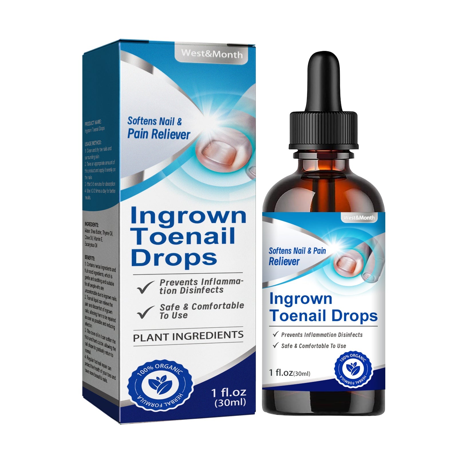 Nail Repair Solution Gentle Clean, Moisturize, Moisturize And Nourish Nails And Nails