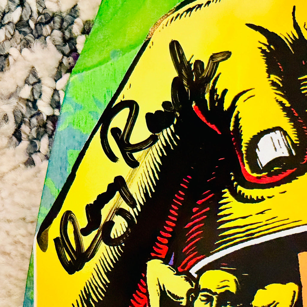 Denny Riordon Men-in-the-Head LIMITED-EDITION 10.6”x32” HAND-PAINTED & AUTOGRAPHED Deck (1 of 3)