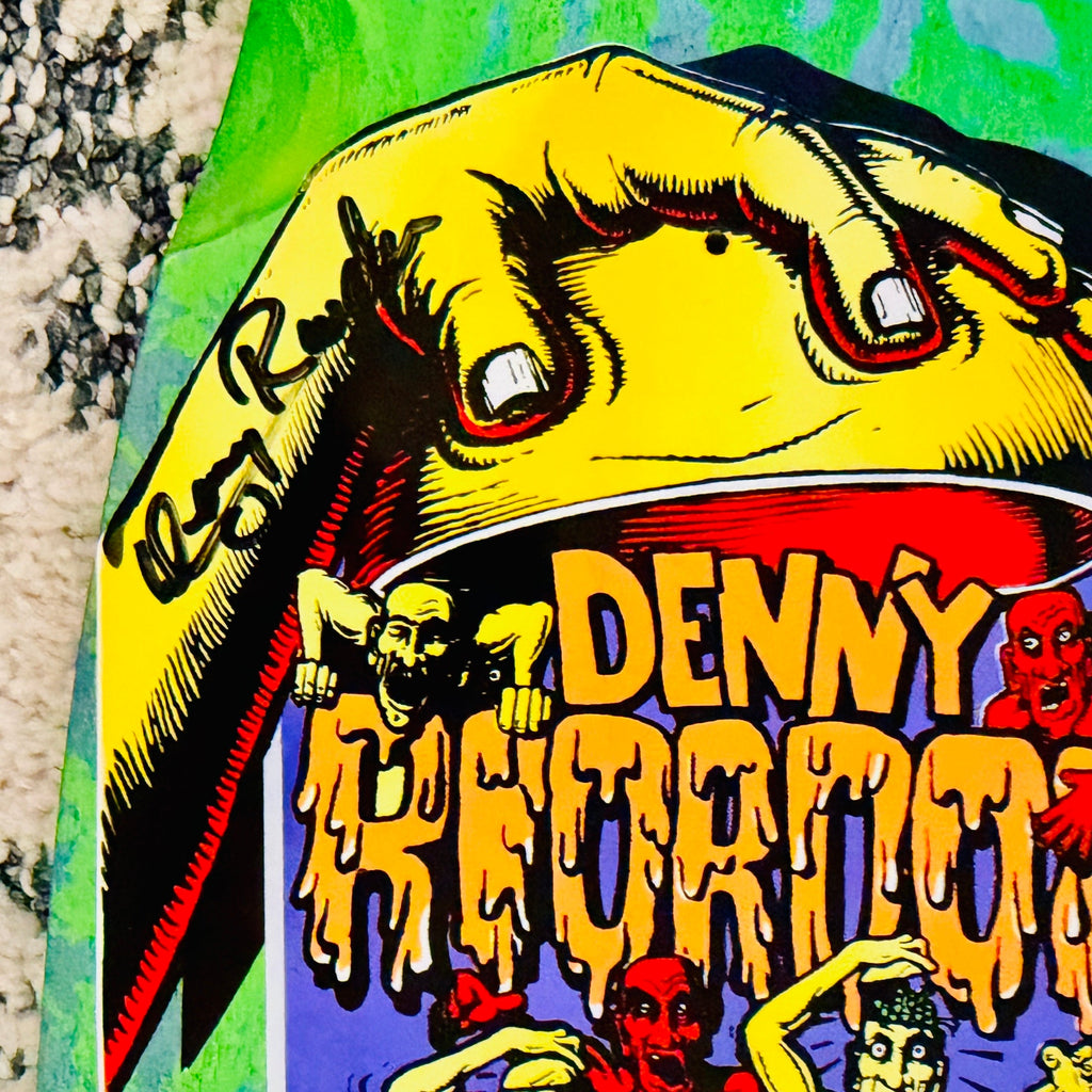 Denny Riordon Men-in-the-Head LIMITED-EDITION 10.6”x32” HAND-PAINTED & AUTOGRAPHED Deck (1 of 3)