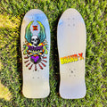 X-Con Limited Edition, Metallic Silver, HAND-PAINTED 10"x30" Deck (1 of 4)