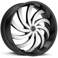 Flame Gloss Black Machined