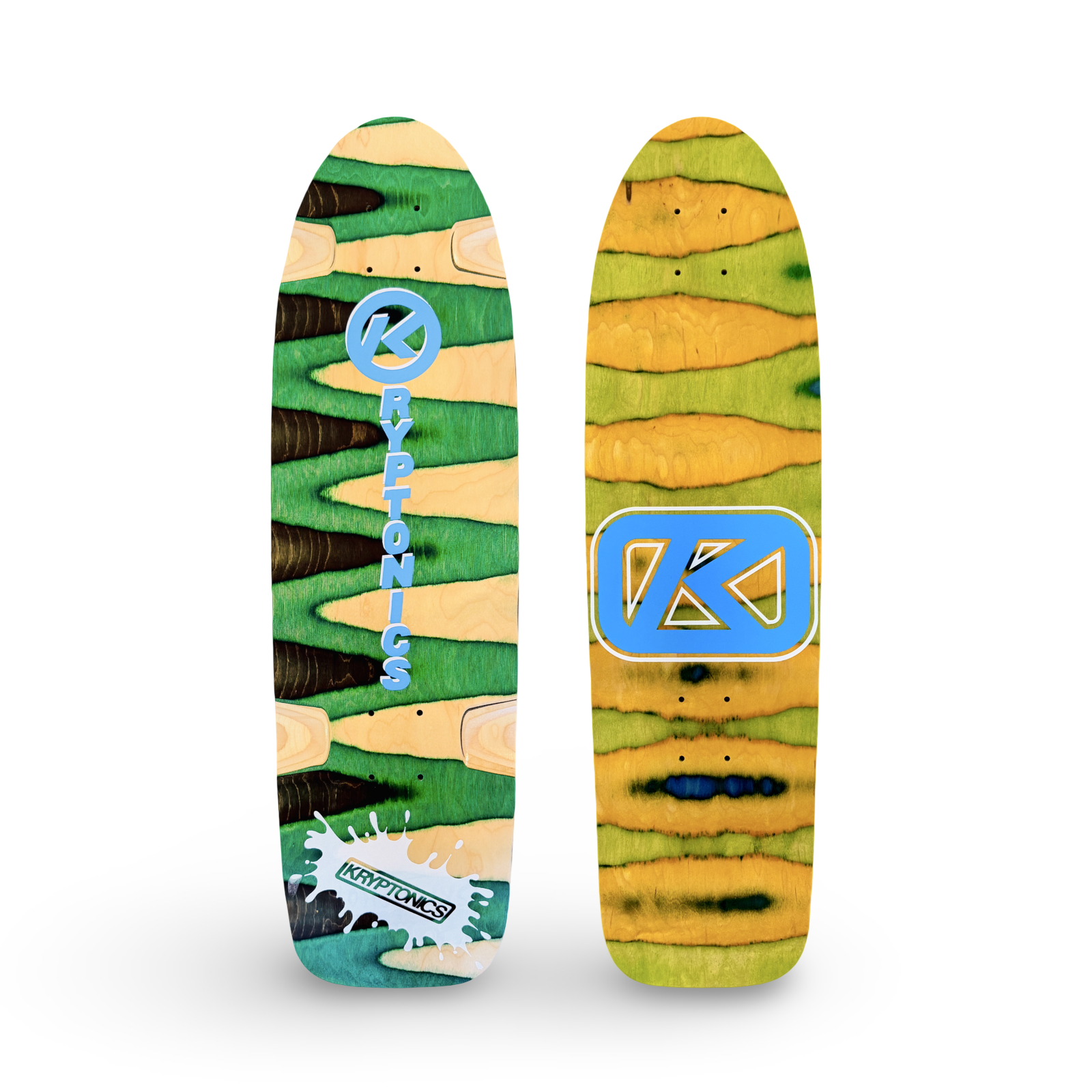 Kryptonics/Sims ONE-OF-A-KIND & HAND-PAINTED CRUISER Deck or Complete 8.5”x31” (1 of 1)