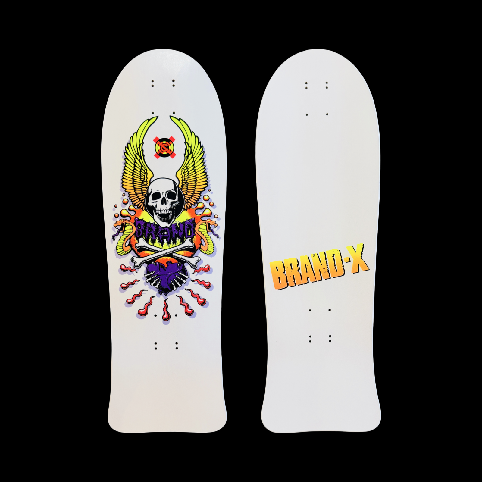 X-Con GLOW-IN-DARK Limited Edition, HAND-PAINTED 10"x30.5" Deck (1 of 10)