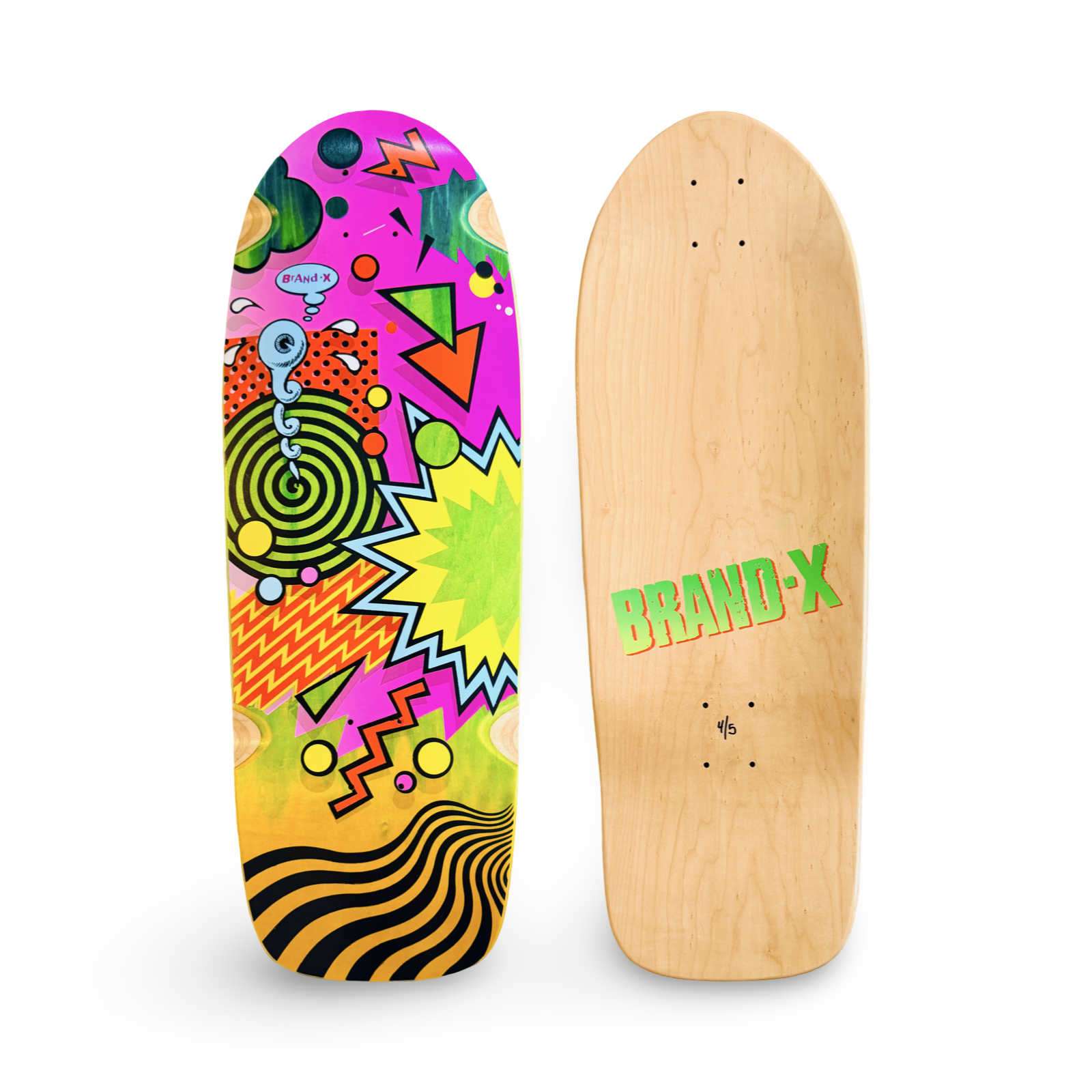 Weirdo 10"x30" Limited Edition HAND PAINTED Deck (1 of 5)