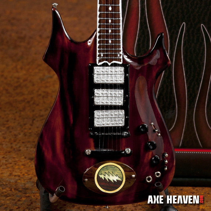 Jerry Garcia™ Lightning Bolt Tribute Mini Guitar Replica - OFFICIALLY LICENSED