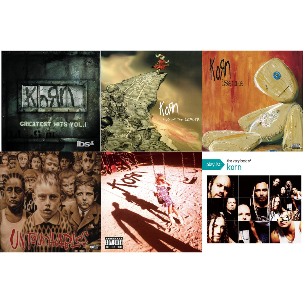 Greatest Hits Vol.1 & Korn (Explicit) & Issues (Explicit) & Untouchables & Playlist: Very Best Of Korn & Follow The Leader