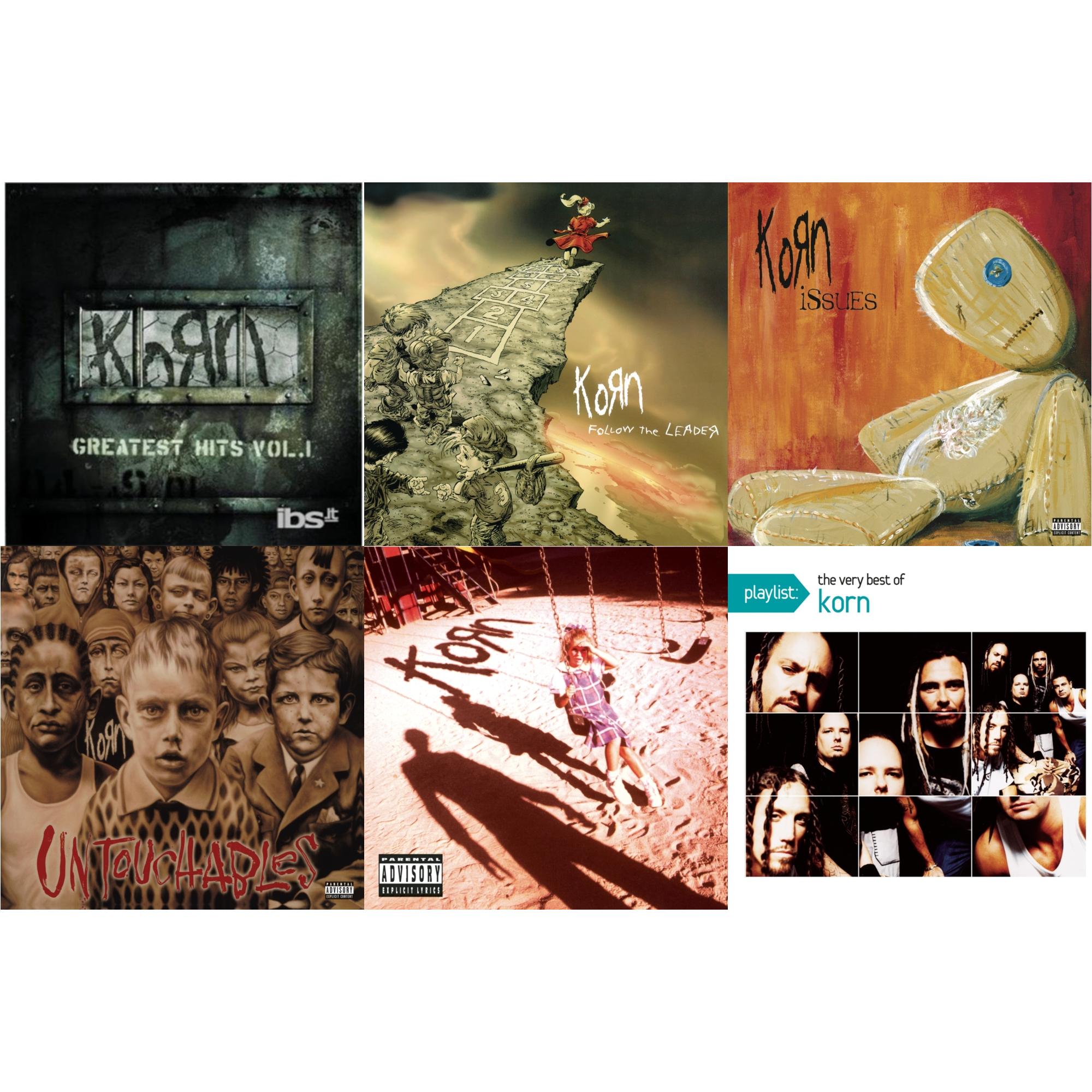 Greatest Hits Vol.1 & Korn (Explicit) & Issues (Explicit) & Untouchables & Playlist: Very Best Of Korn & Follow The Leader