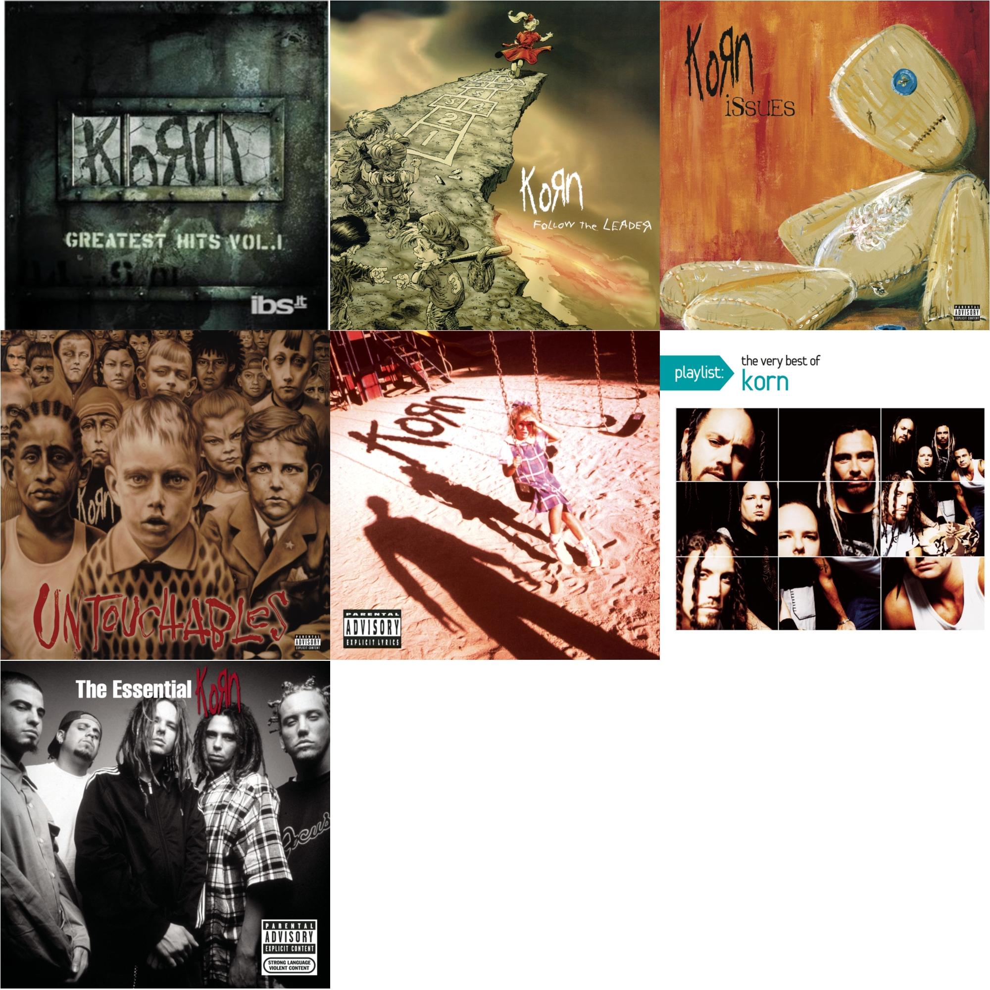 Greatest Hits Vol.1 & Essential Korn & Korn (Explicit) & Issues (Explicit) & Untouchables & Playlist: Very Best Of Korn & Follow The Leader