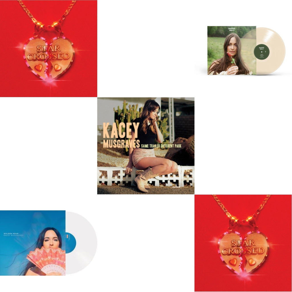 Star-Crossed (Ruby Red LP Vinyl) & Star-Crossed (Neon Yellow LP Vinyl) & Deeper Well (Transparent Cream LP Vinyl) & Same Trailer Different Park & Golden Hour (LP)