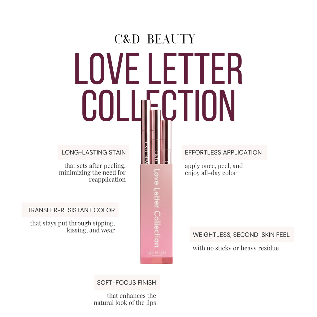 The Love Letter Collection - Peel-Off Lip Stain Trio