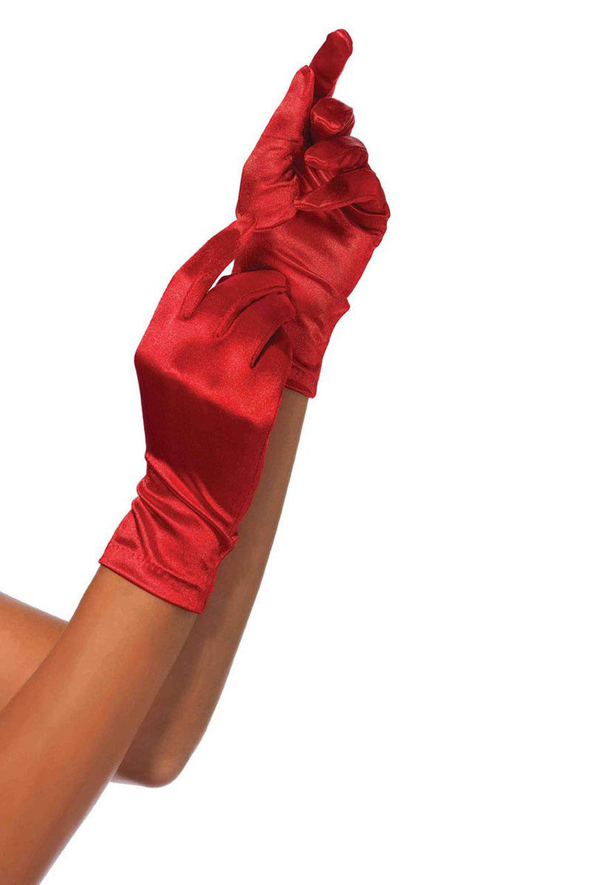 Satin Wrist Length Gloves - Andersen Mercantile