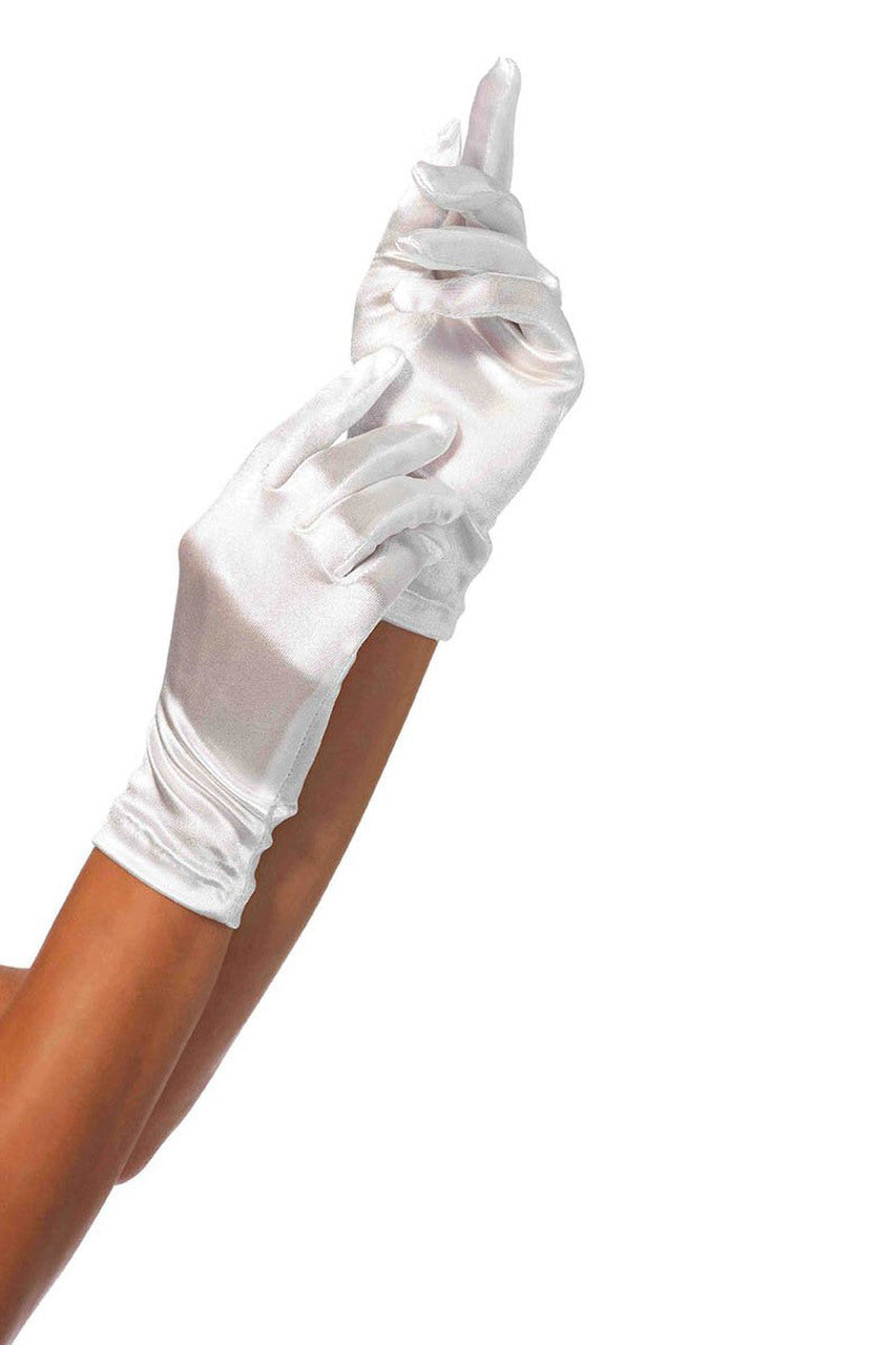 Satin Wrist Length Gloves - Andersen Mercantile