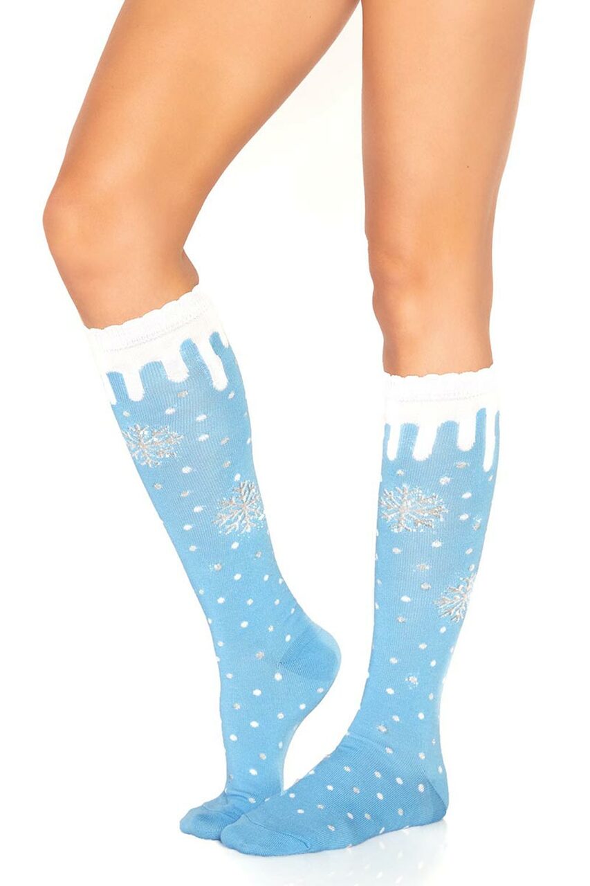 Snowflake Knee Highs - Andersen Mercantile