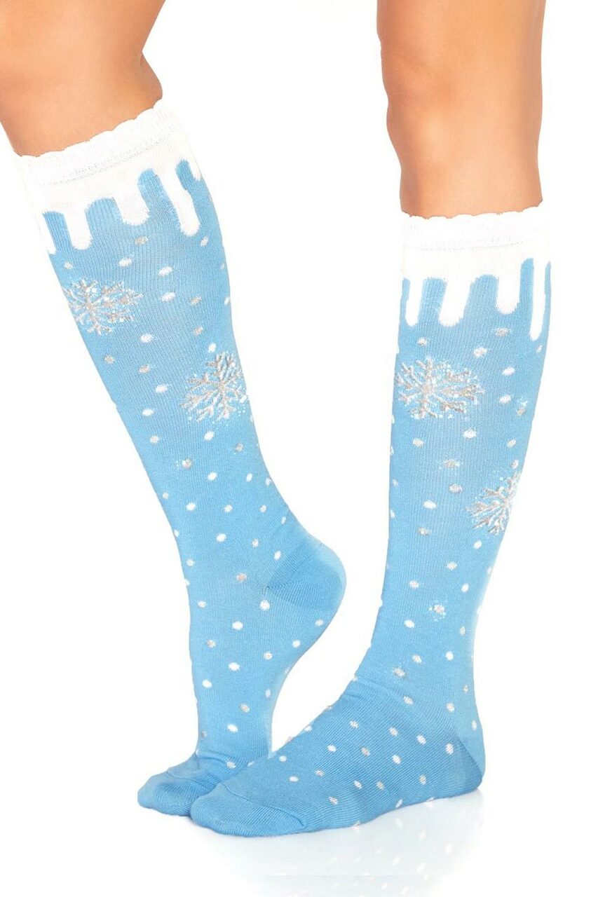 Snowflake Knee Highs - Andersen Mercantile