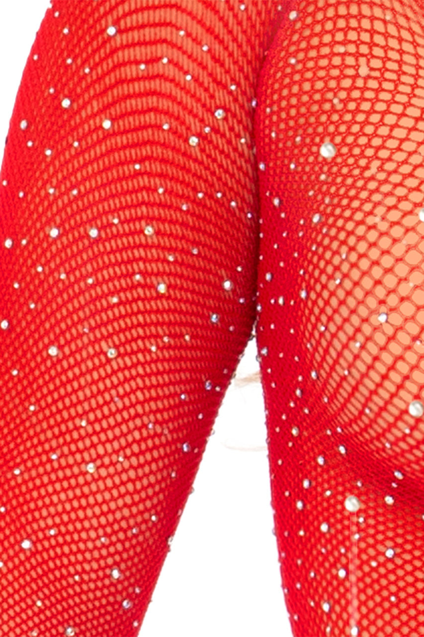Rhinestone Fishnet Bodysuit - Andersen Mercantile