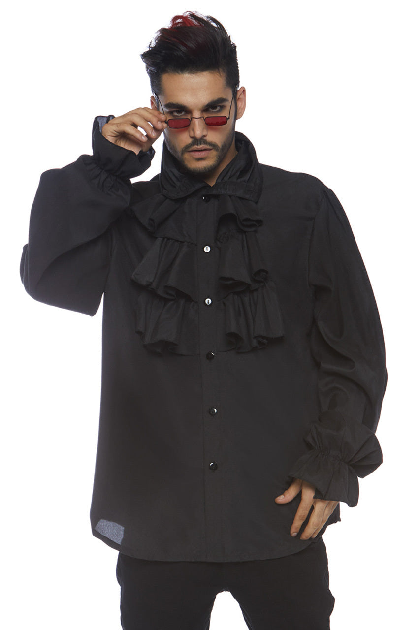 Ruffle Front Shirt - Andersen Mercantile