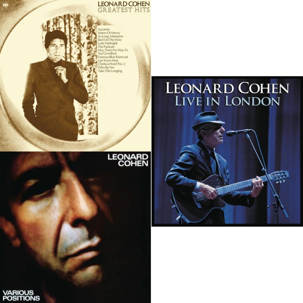Live In London (180G/Dl Card/3LP) & Various Positions (150G/Dl Card) & Greatest Hits (150G/Dl Card)