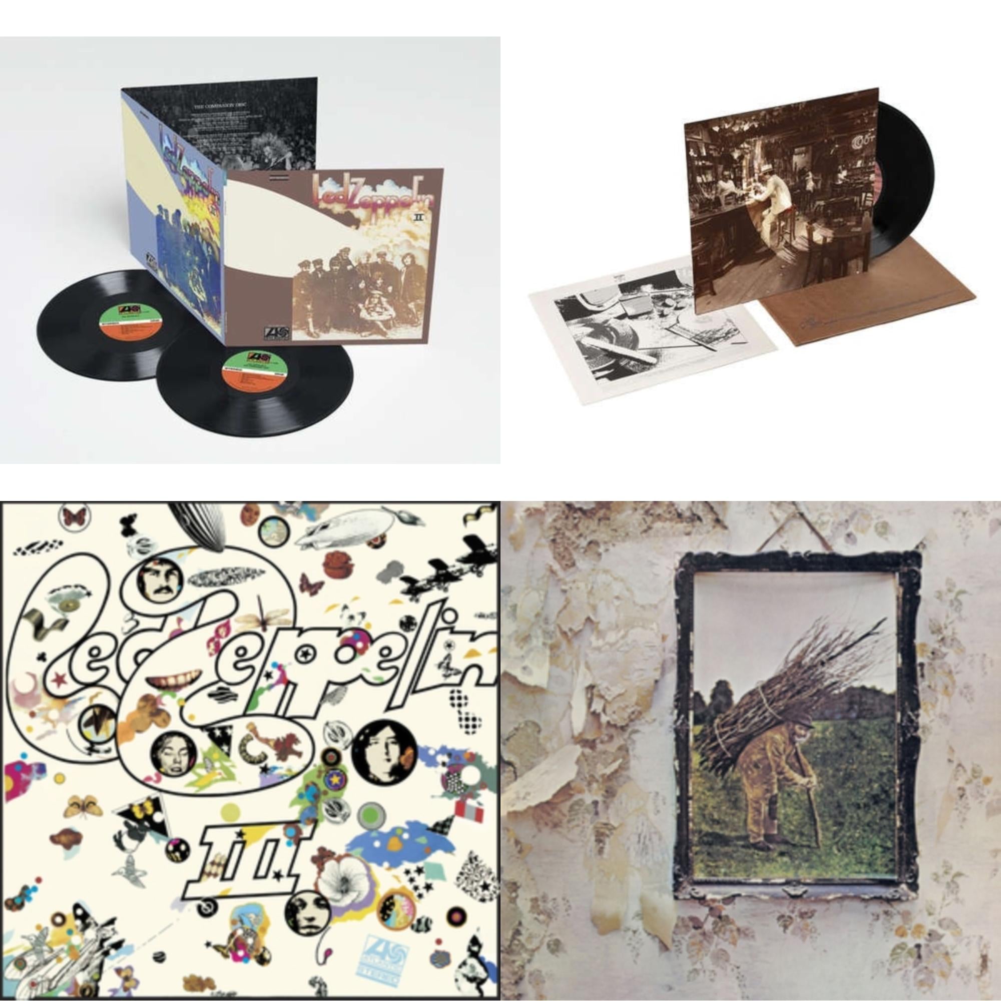 Led Zeppelin Ii (Deluxe Remastered/2LP/180) & In Through The Out Door & Led Zeppelin Iii (Remastered Original/180G) & Led Zeppelin Iv