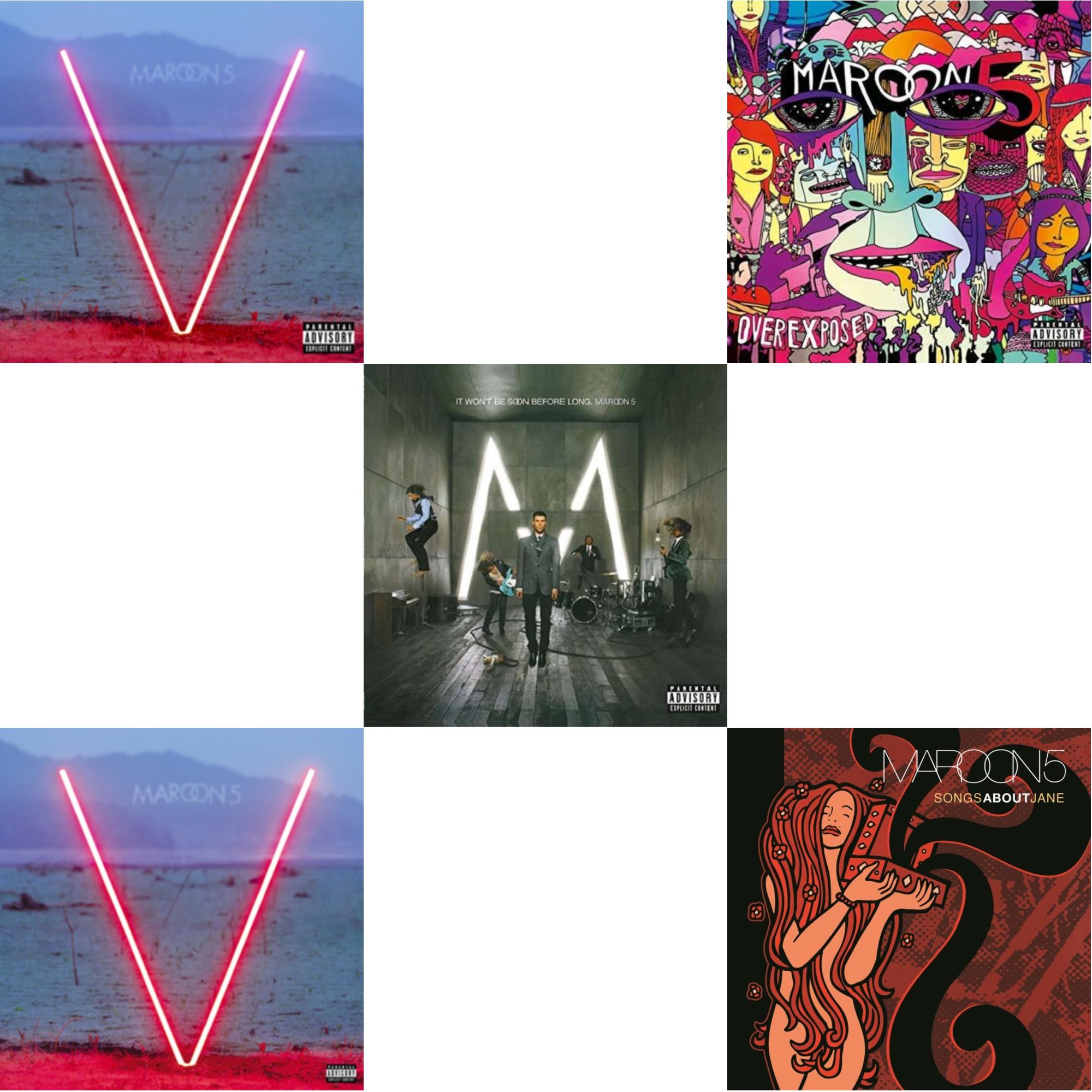 V & Maroon 5 - V (Black LP) (Exp) & It Won't Be Soon Before Long & Overexposed & Songs About Jane