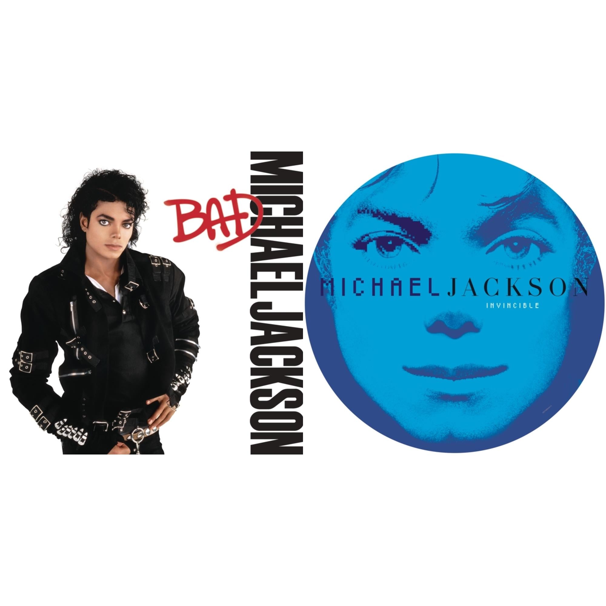 Michael Jackson - Invincible (2LP/Picture Disc) & Bad (140G/Gatefold)