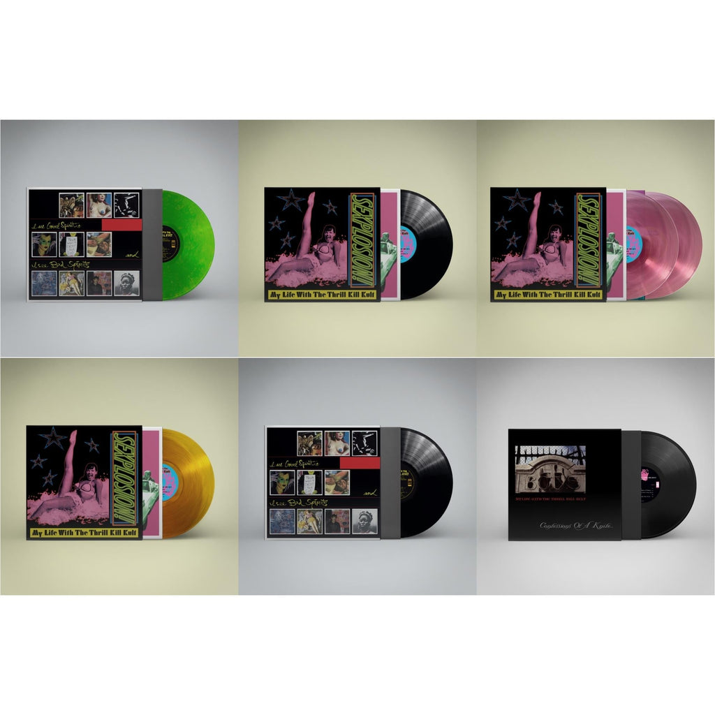 My Life With The Thrill Kill Kult - I See Good Spirits & I See Bad Spirits (Neon Green LP Vinyl) (Ams Exclusive) & Sexplosion! (Reissue) & Sexplosion! (2LP/Reissue/Pink Vinyl) & Sexplosion! (Reissue/Limited/Orange LP Vinyl) & I See Good Spirits & I