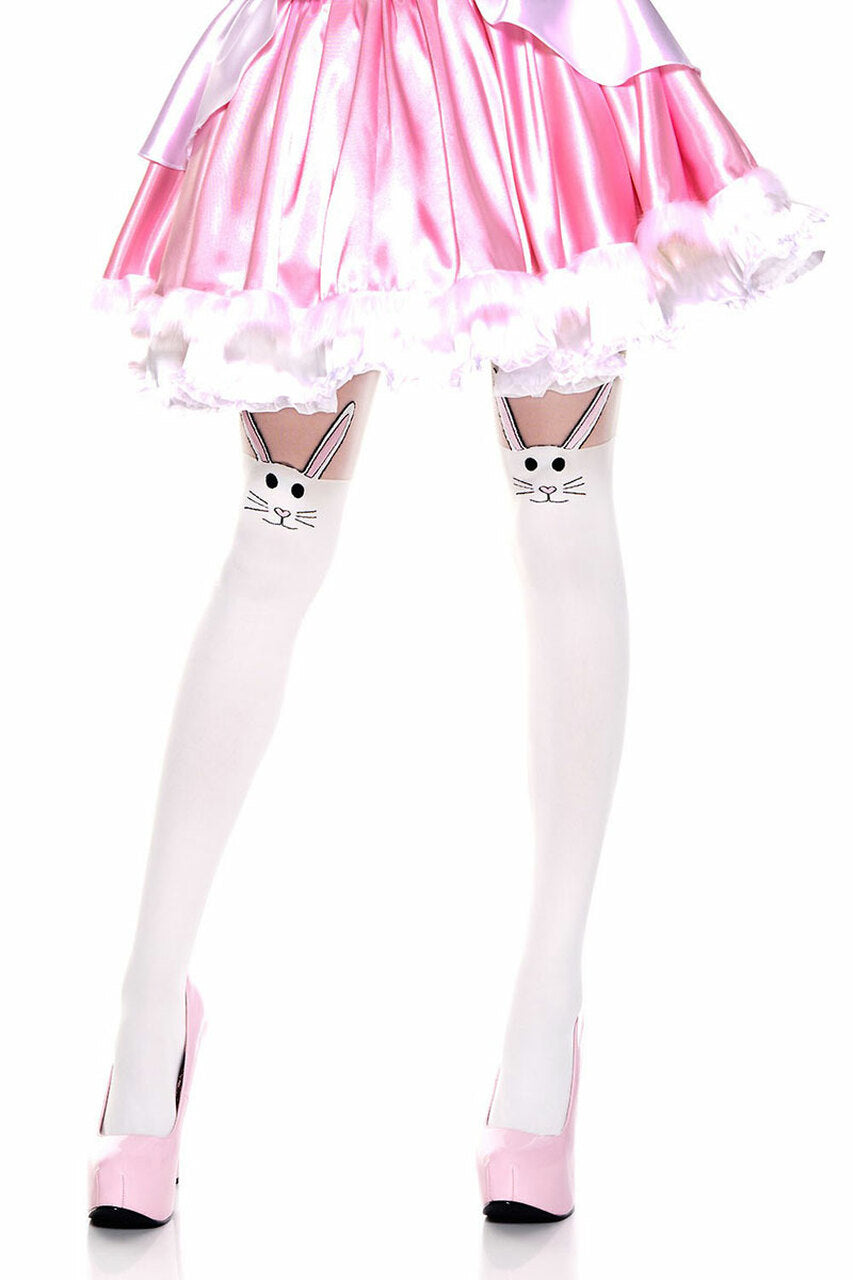 Bunny Print Pantyhose - Andersen Mercantile