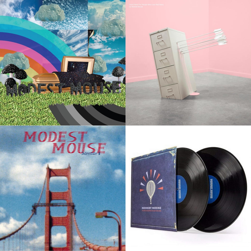 Golden Casket (X) (2LP) & Good News For People Who Love Bad News (Deluxe) (2LP/Baby Pink & Spring Green Vinyl) & Interstate 8 & We Were Dead Before The Ship Even Sank
