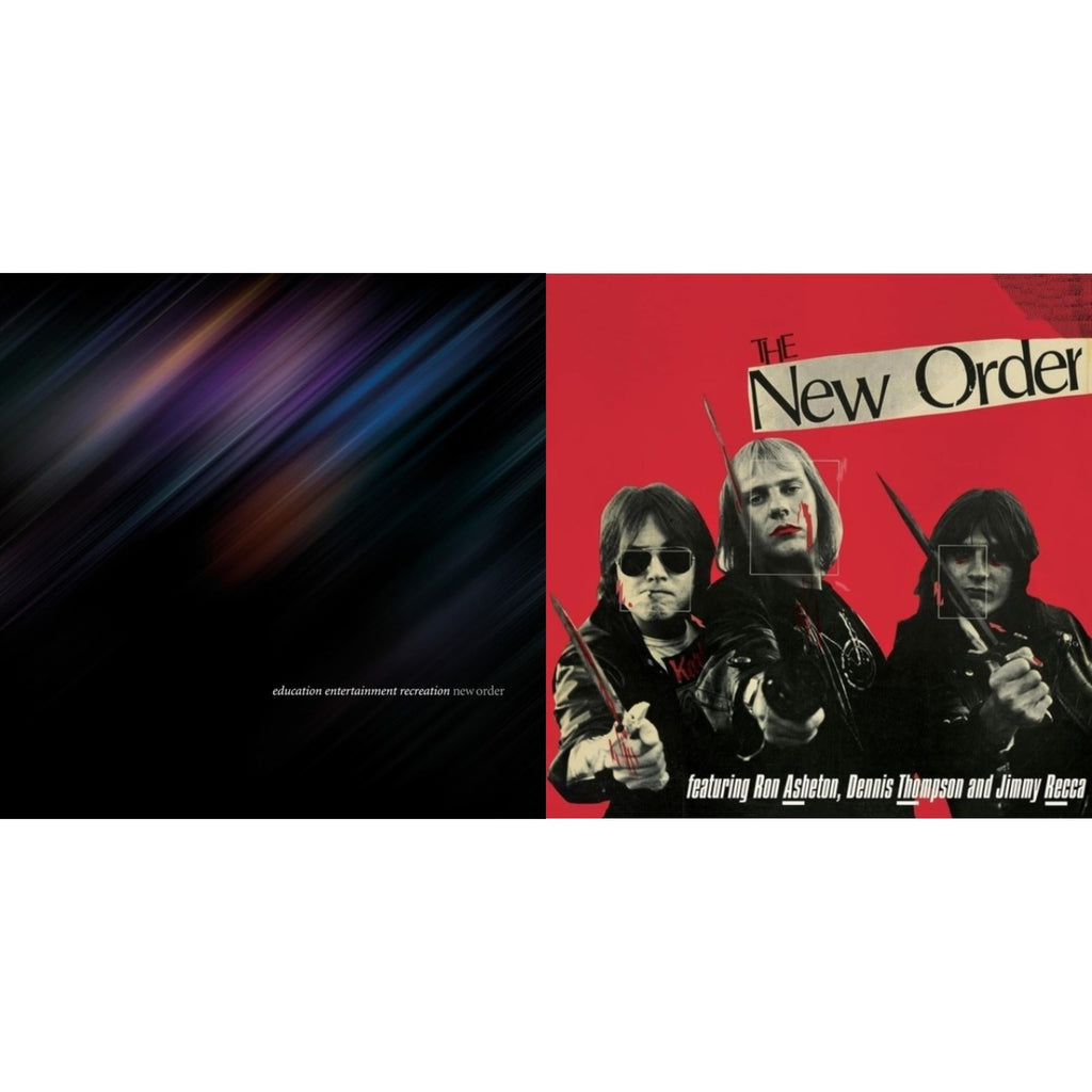 Education Entertainment Recreation (Live) & New Order (Marble LP Vinyl)