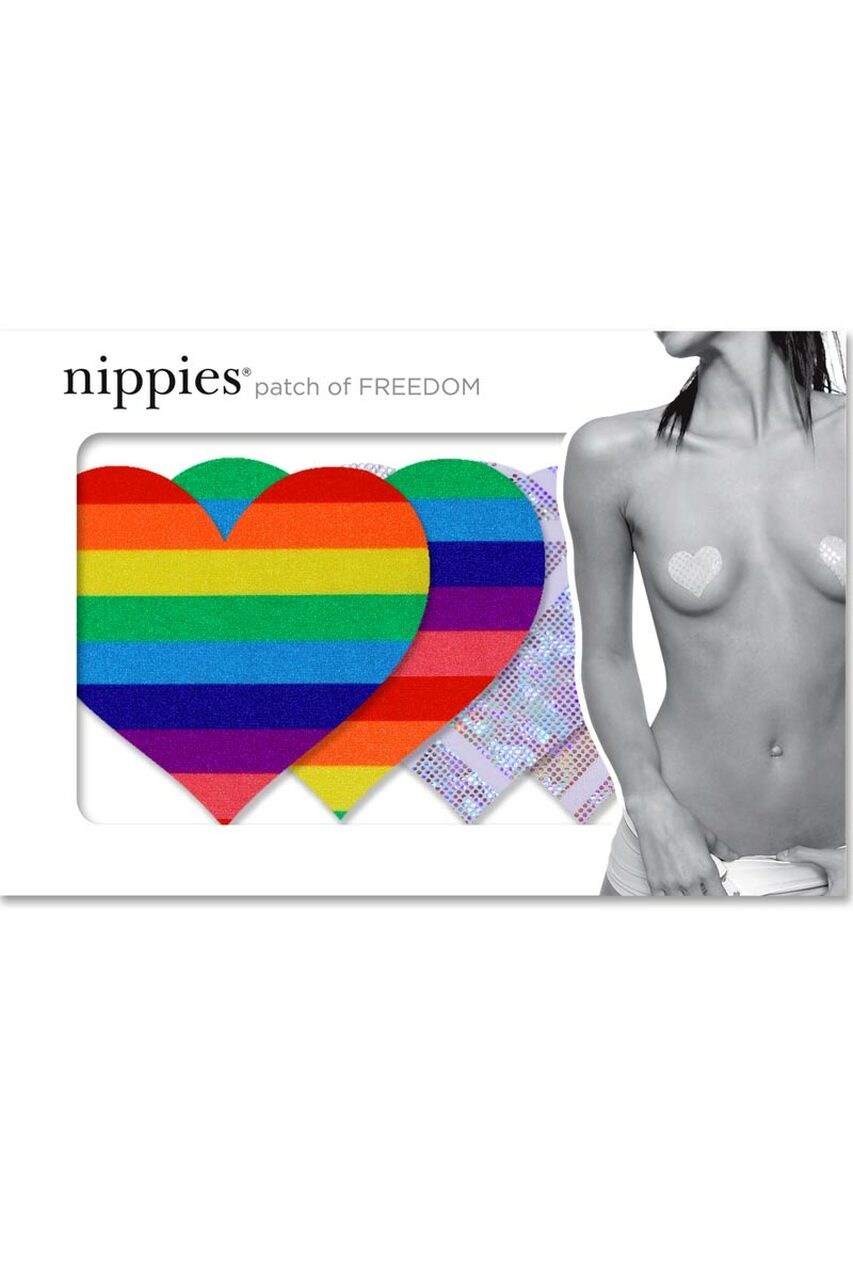 One Love Heart Rainbow Pasties - Andersen Mercantile