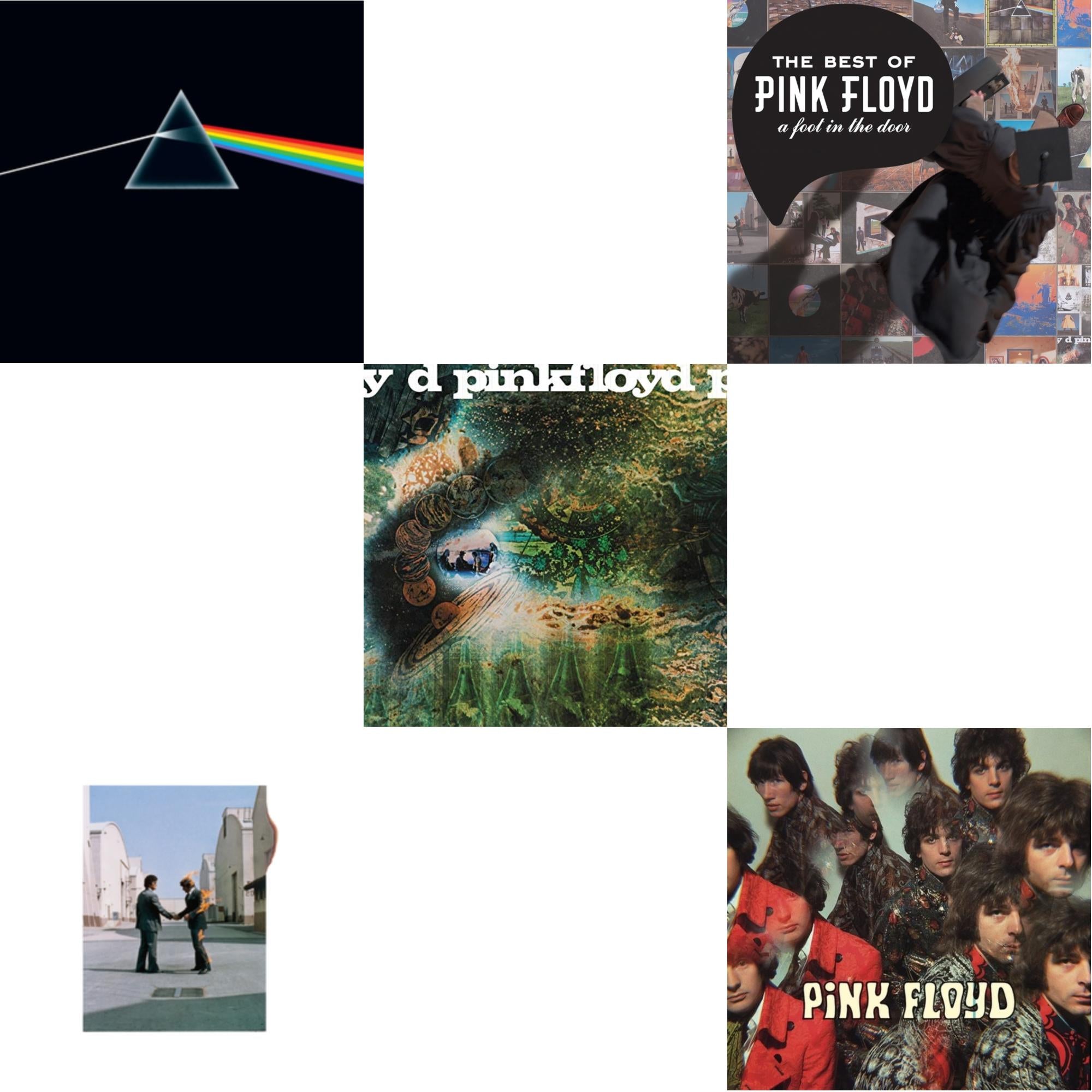 Piper At The Gates Of Dawn (Mono Version) & Dark Side Of The Moon (50Th Anniversary Remaster) & Saucerful Of Secrets (180G) & Wish You Were Here (180G) & Best Of Pink Floyd: A Foot In Door (2LP/180G Vinyl)