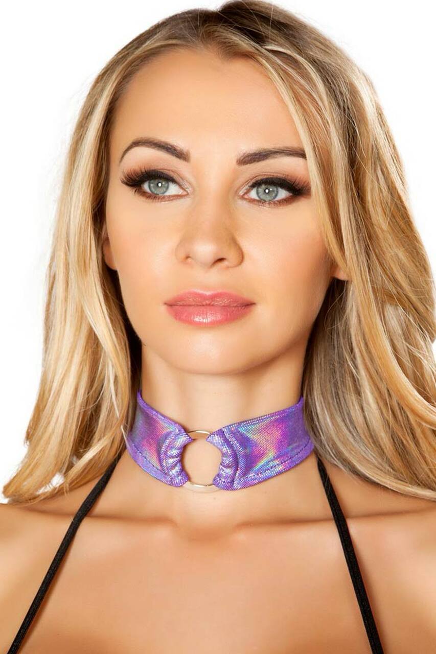 Metallic Shimmering O-Ring Choker - Andersen Mercantile