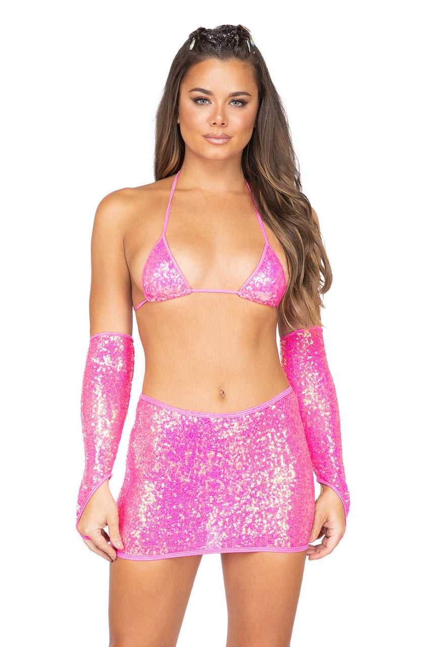 Sequin Mini Skirt - Andersen Mercantile