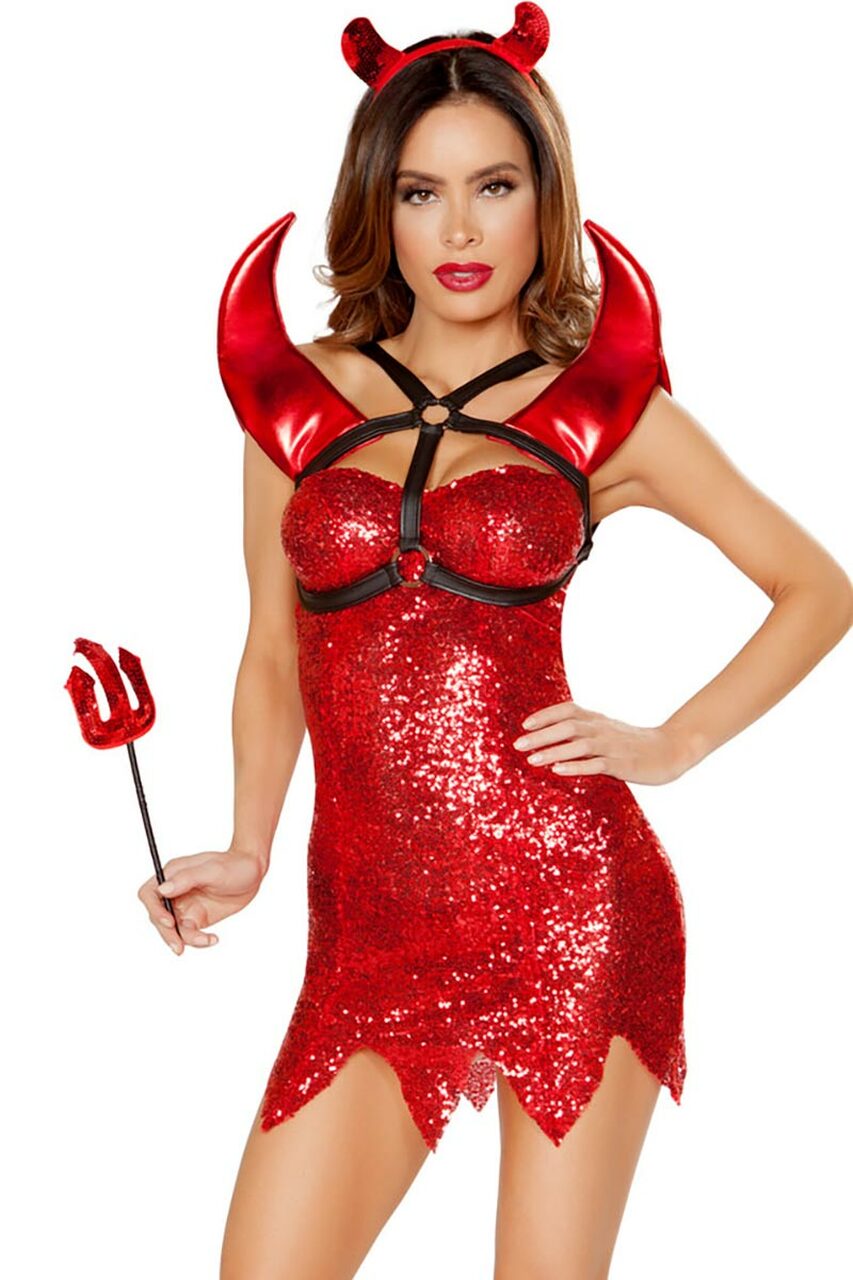 Sexy Glamorous Devil Costume - Andersen Mercantile