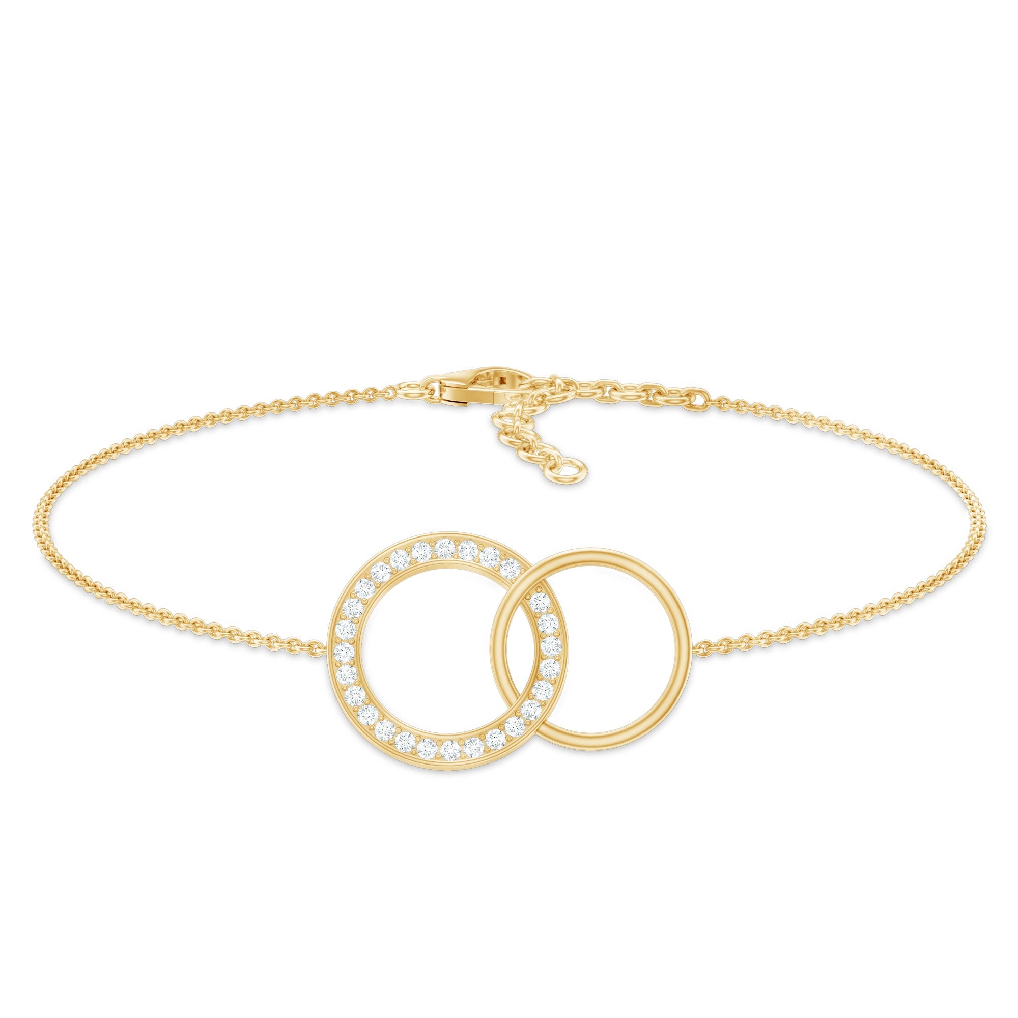 Diamond Eternity Chain Bracelet For Women