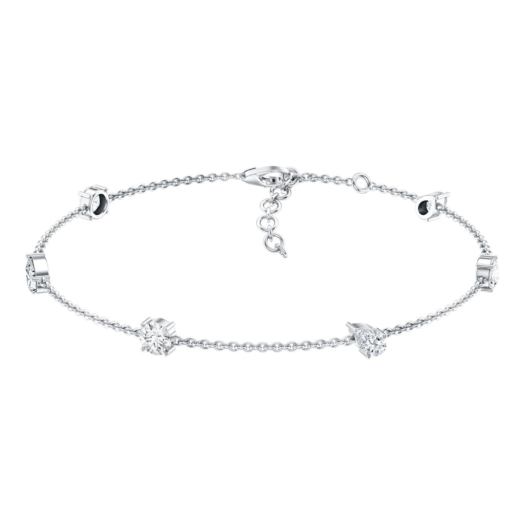 Certified Lab Grown Diamond Stackable Chain Bracelet