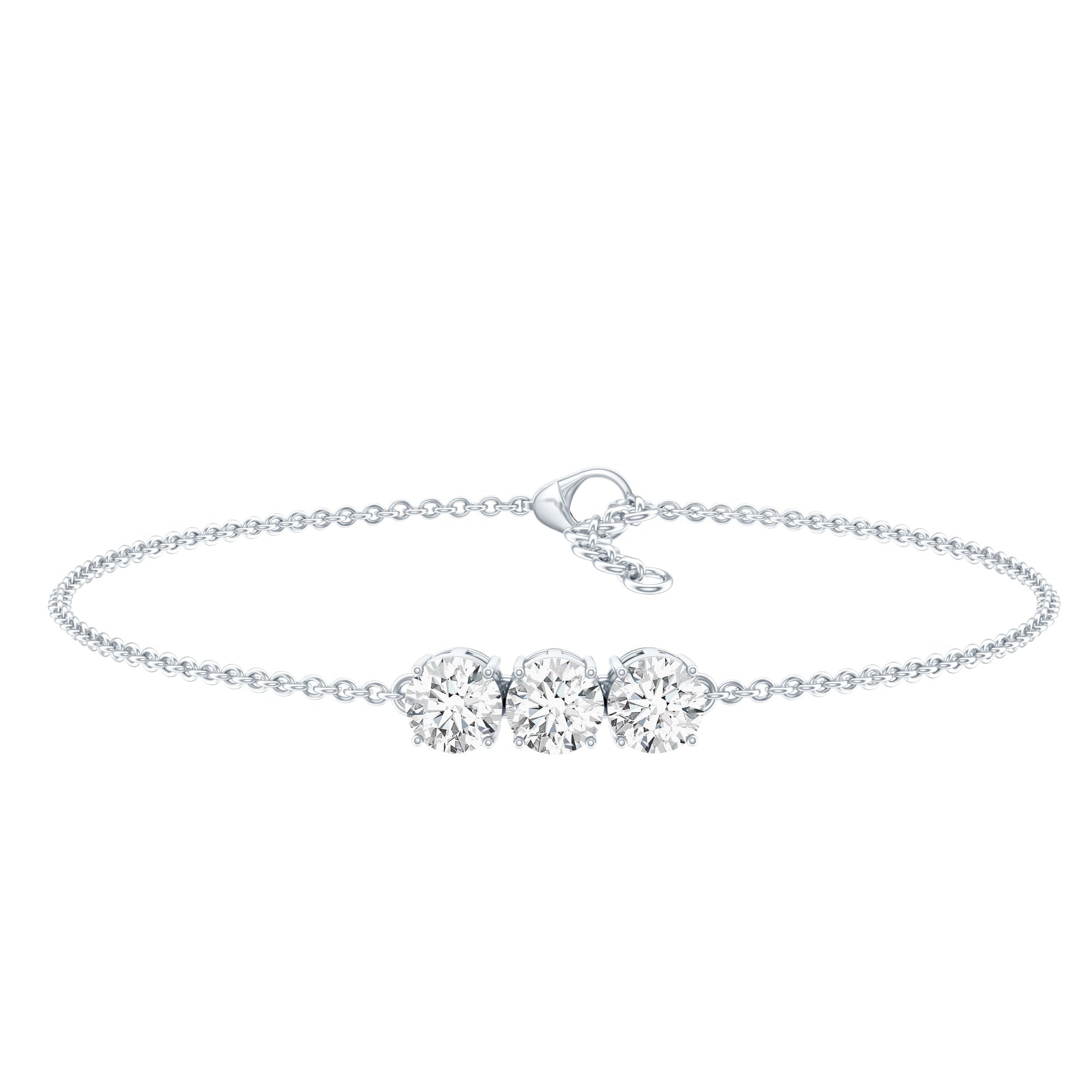 Certified 5 MM Lab Grown Diamond Bracelet for Women