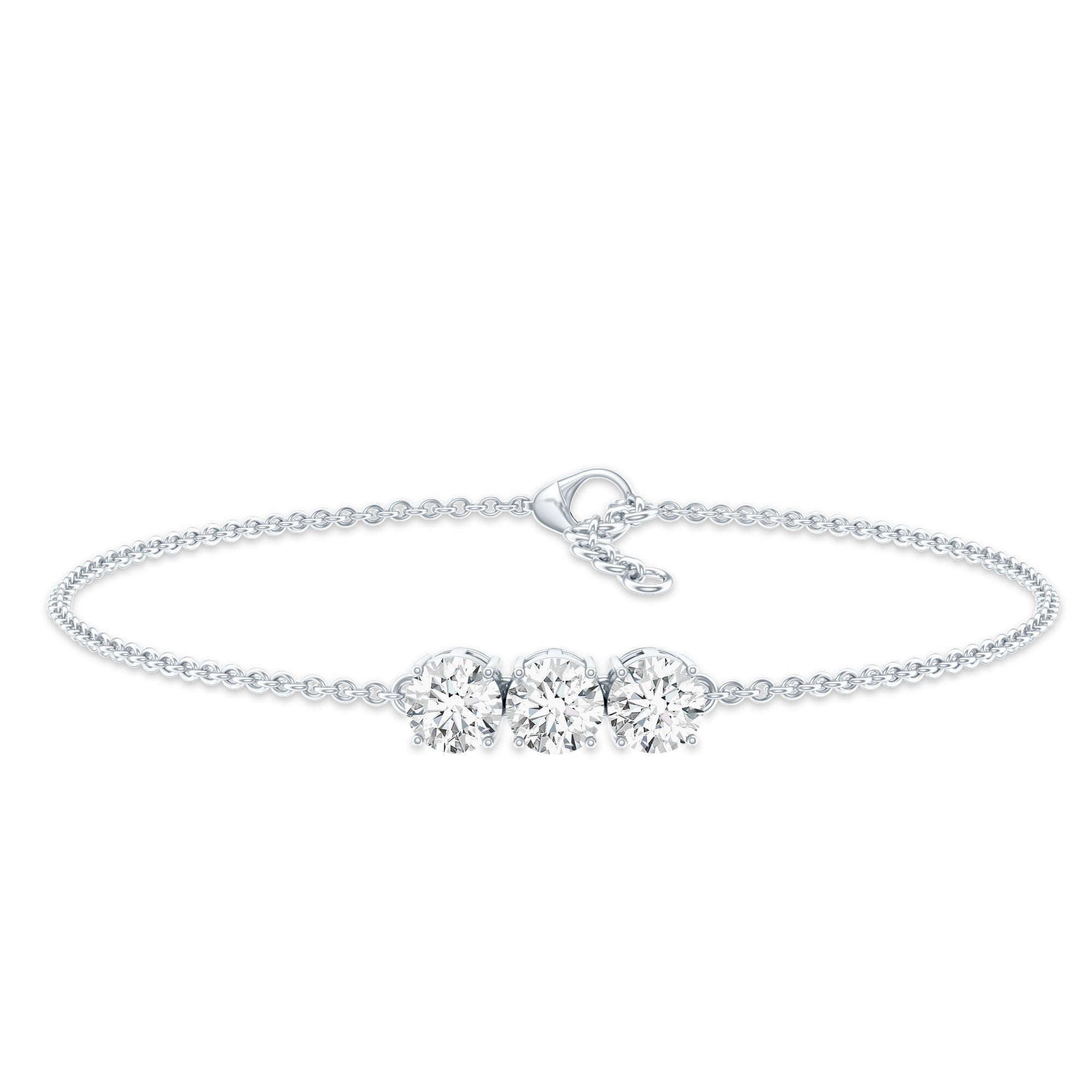 Certified 5 MM Lab Grown Diamond Bracelet for Women