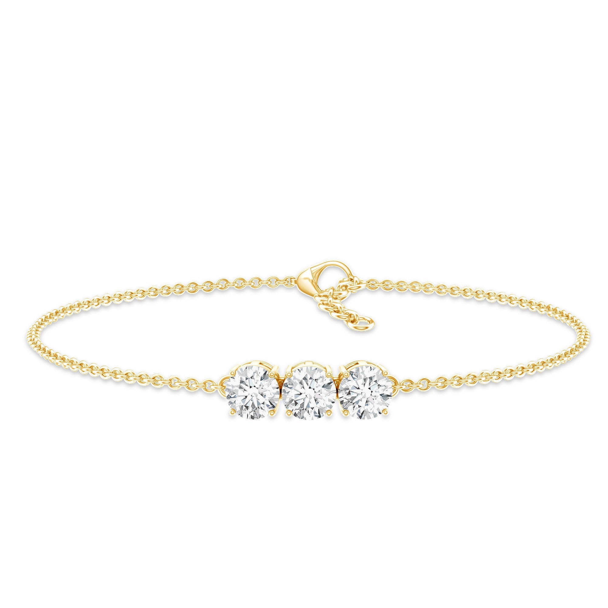 Certified 5 MM Lab Grown Diamond Bracelet for Women