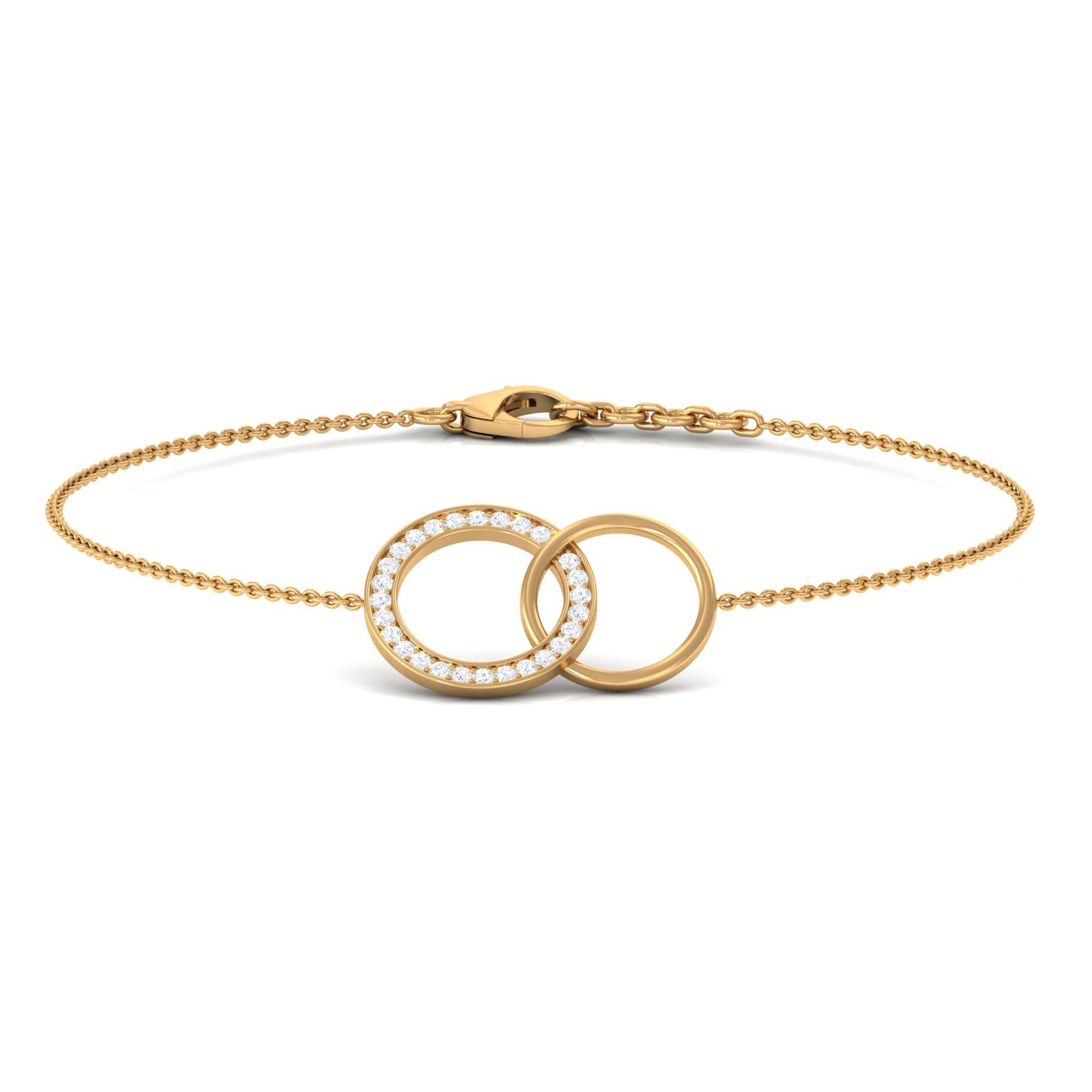 Diamond Eternity Chain Bracelet For Women