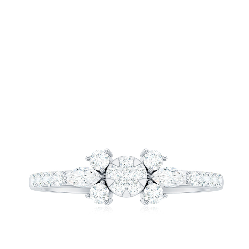 Certified Real Diamond Promise Ring